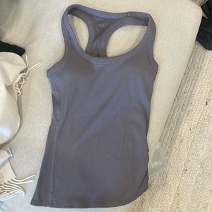 Alo ribbed halter tank top